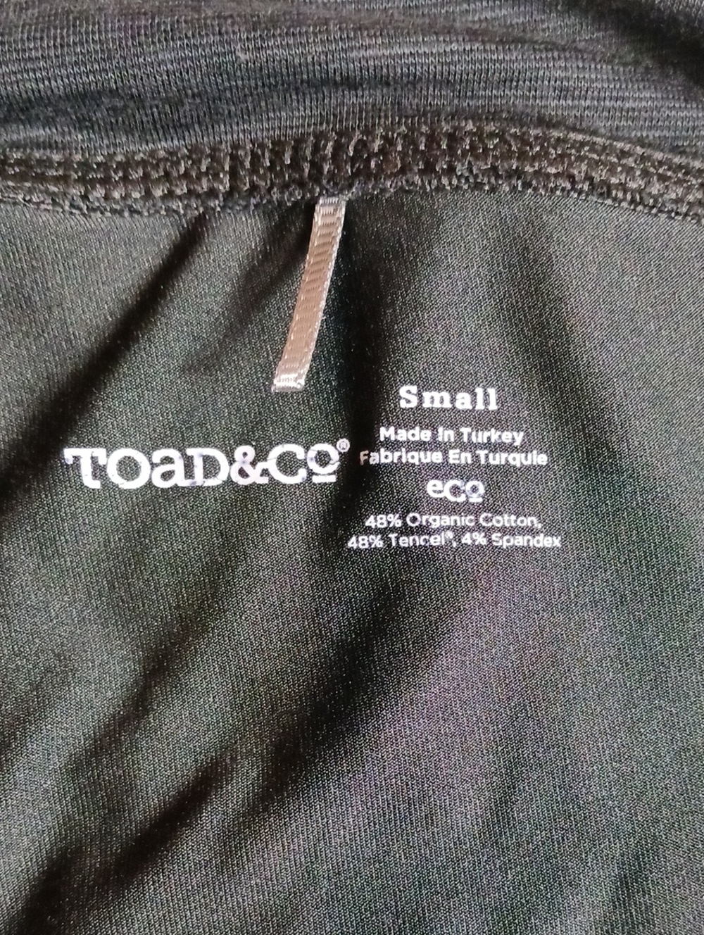 Toad&Co Athletic Skort Tie Waist Charcoal Gray Lightweight Activewear Size S - Picture 4 of 8